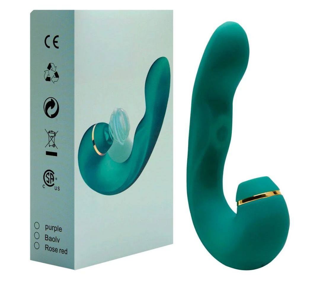 VIBRADOR COM SUGADOR DE CLITORIS AIR PULSE 2